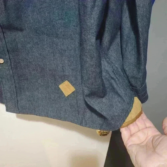 Big and Tall Mens Eight 732 denim shirt, size 3xl. NWOT - Picture 4 of 9